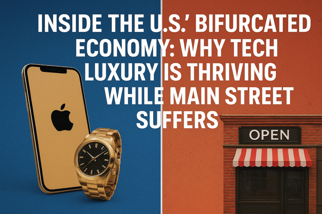 Inside the U.S.’ Bifurcated Economy: Why Tech Luxury Is Thriving While Main Street Suffers
