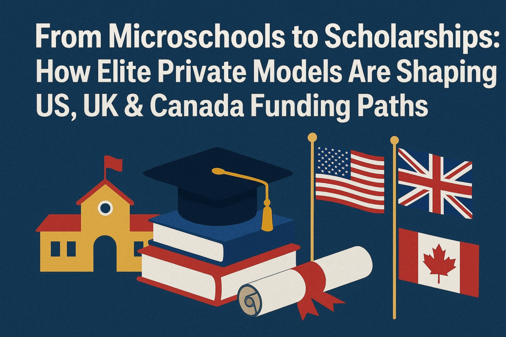 From Microschools to Scholarships: How Elite Private Models Are Shaping US, UK & Canada Funding Paths