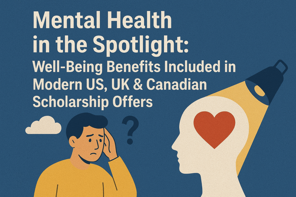 Mental Health in the Spotlight: Well-Being Benefits Included in Modern US, UK & Canadian Scholarship Offers