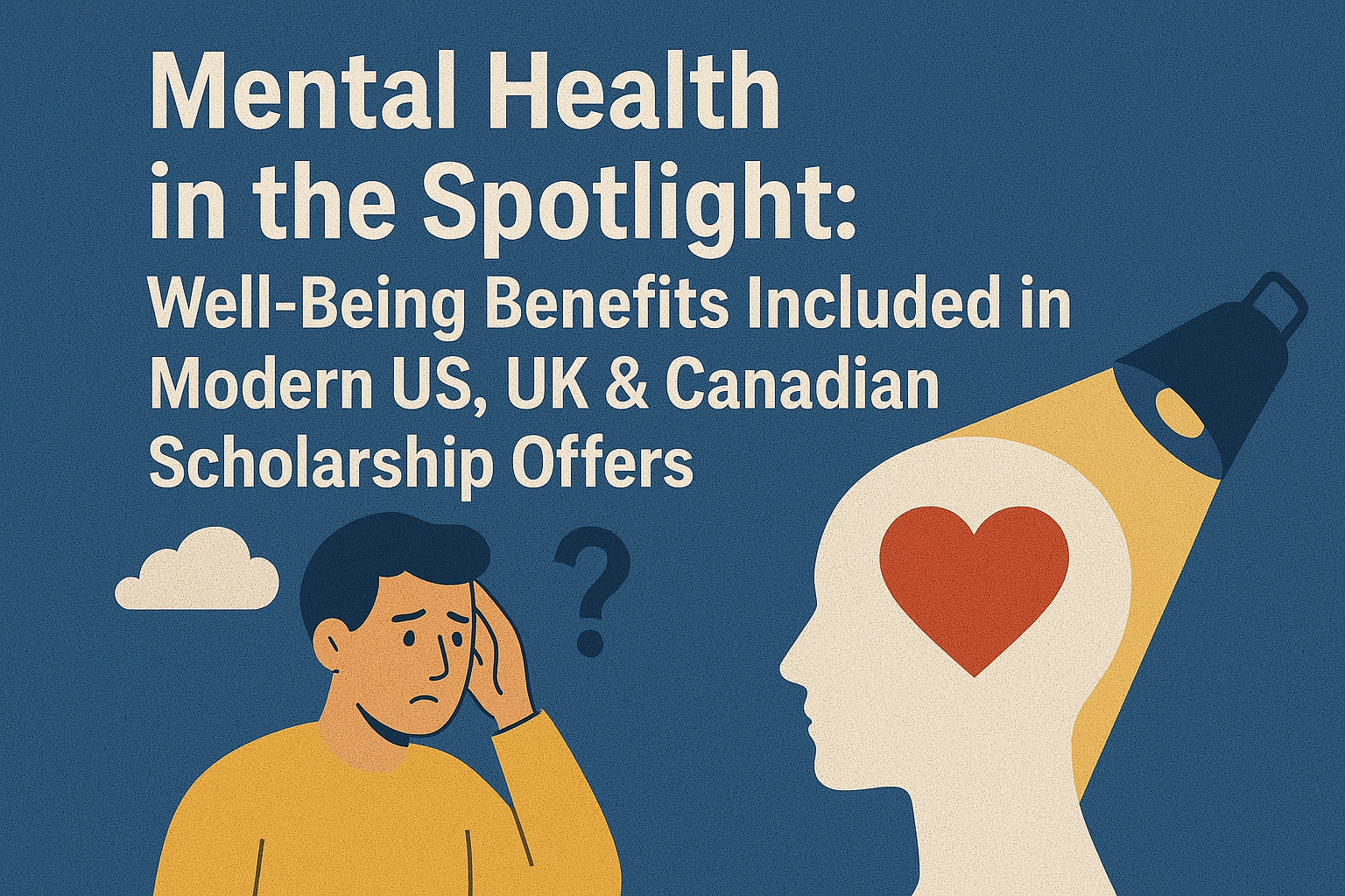 Mental Health in the Spotlight: Well-Being Benefits Included in Modern US, UK & Canadian Scholarship Offers