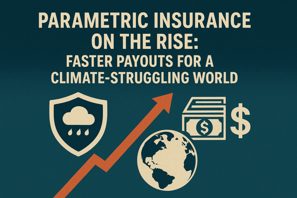 Parametric Insurance on the Rise: Faster Payouts for a Climate-Struggling World
